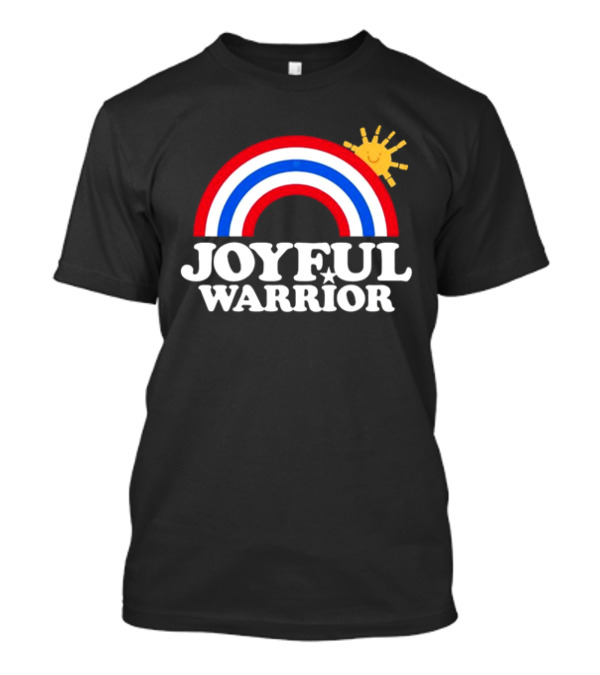 Joyful Warrior Rainbow Sunburst T-Shirt