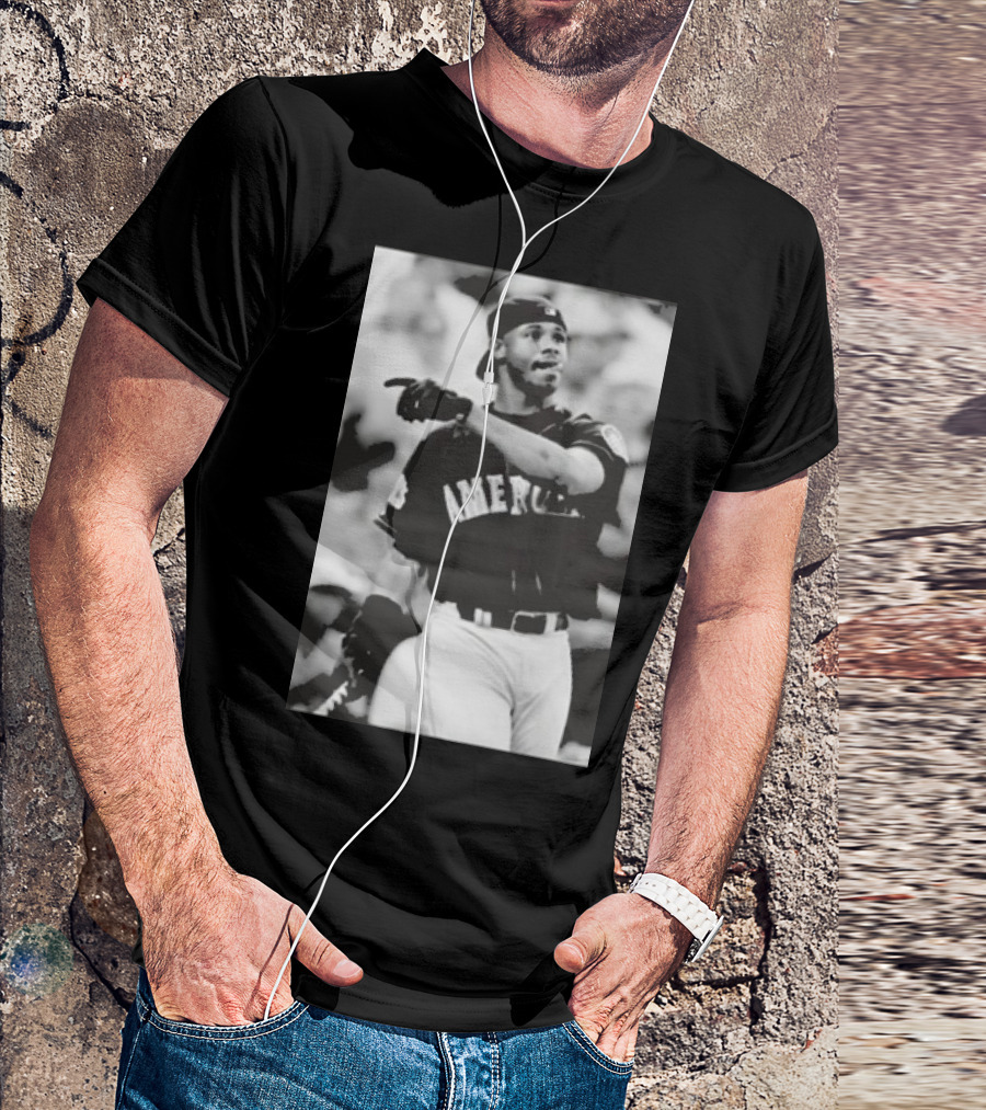 Mina Kimes Wearing Ken Griffey Jr. Baseball America Jersey T-Shirt