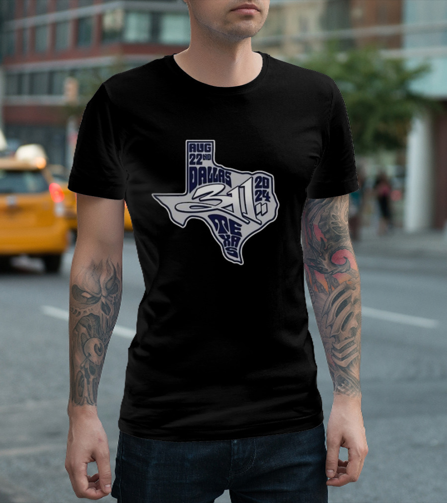 311 August 22 2024 Dallas Texas Tour T-Shirt