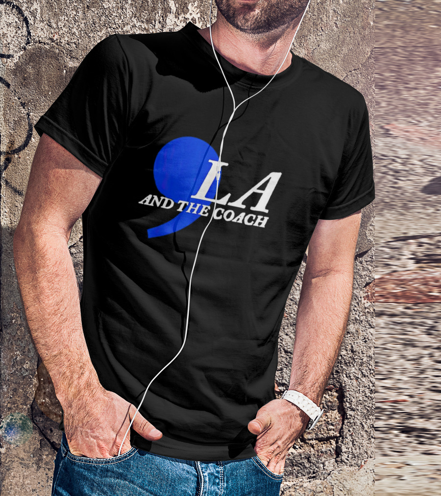 Harris Walz 2024 Comma LA And The Coach T-Shirt