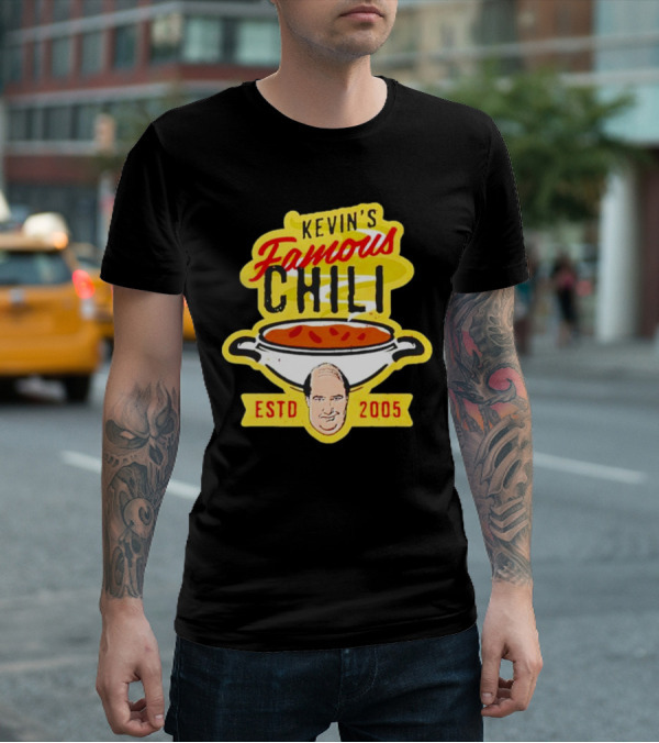 Kevin’s Famous Chili Estd 2005 Michael Wearing Badge T-Shirt