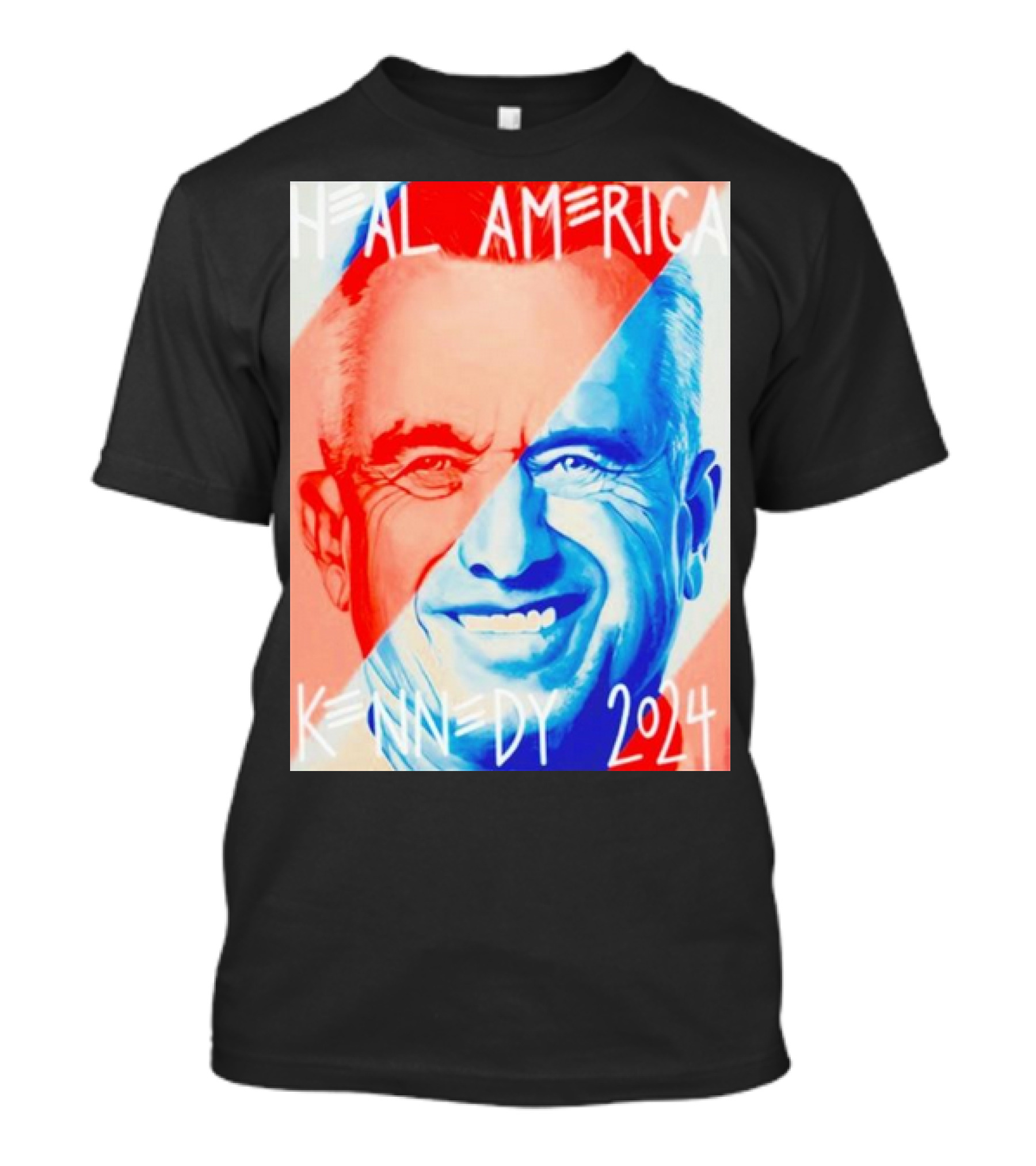 Heal America Kennedy 2024 Patriotic Red And Blue T-Shirt