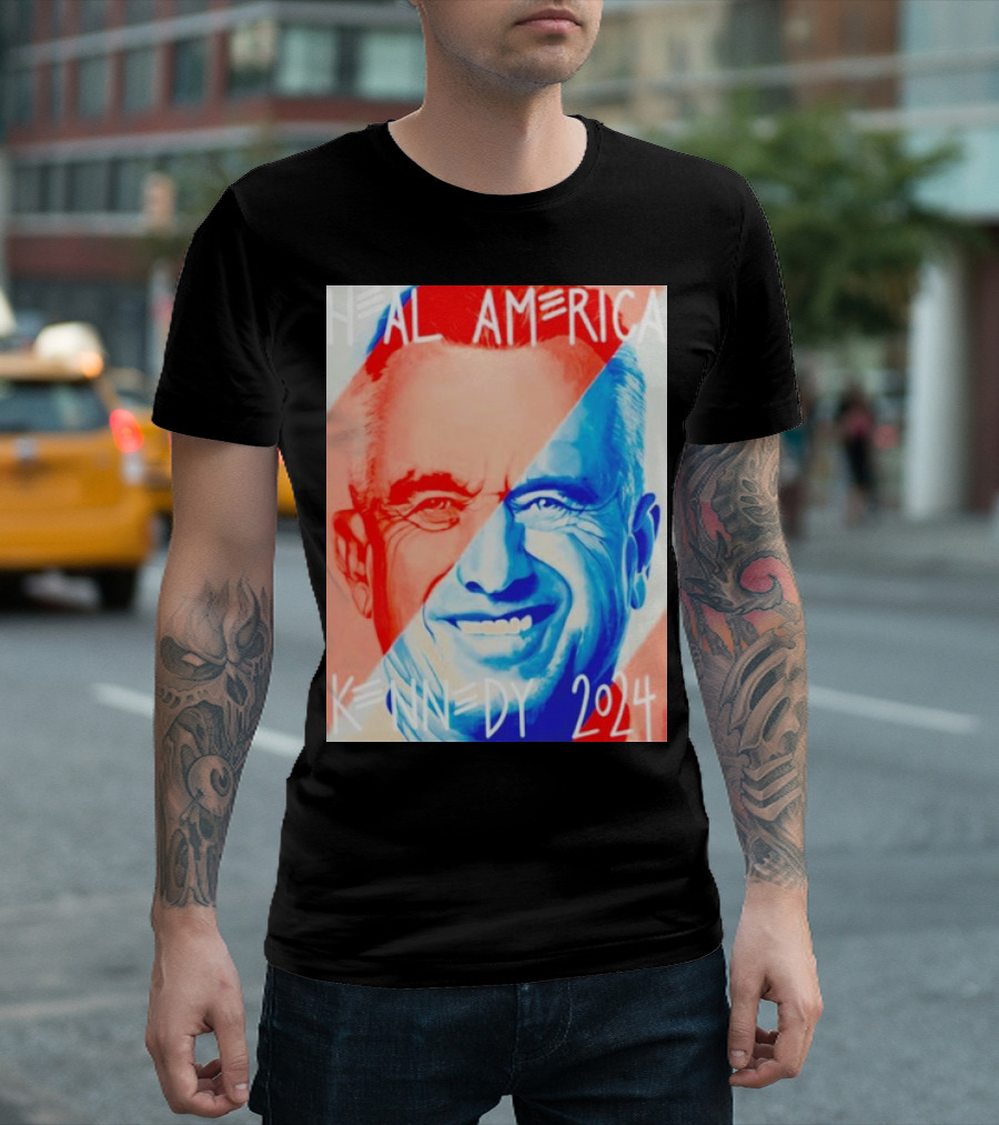 Heal America Kennedy 2024 Patriotic Red And Blue T-Shirt