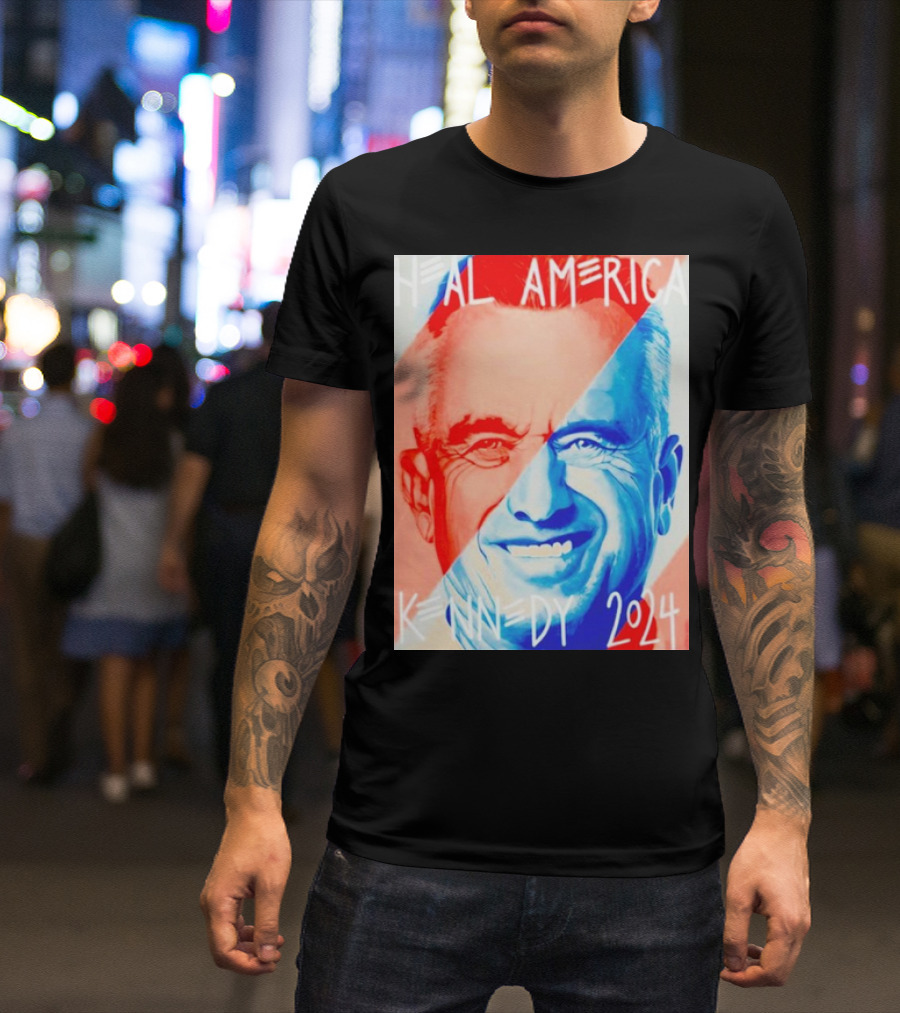 Heal America Kennedy 2024 Patriotic Red And Blue T-Shirt