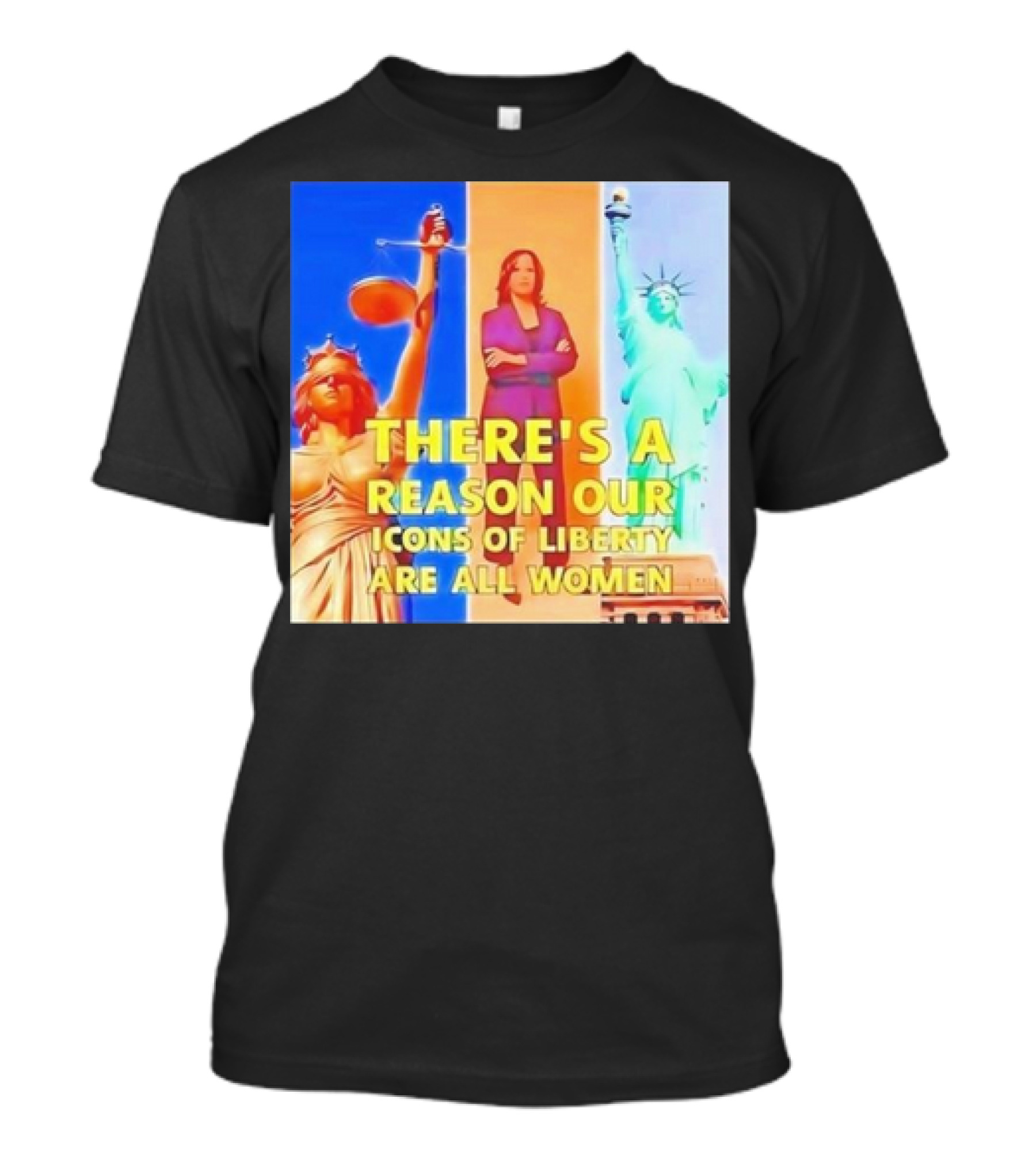 Kamala Harris Icons Of Liberty Women Justice Lady Liberty T-Shirt
