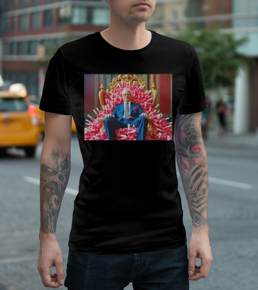 King of Tampon Tim Walz Throne of Tampons T-Shirt