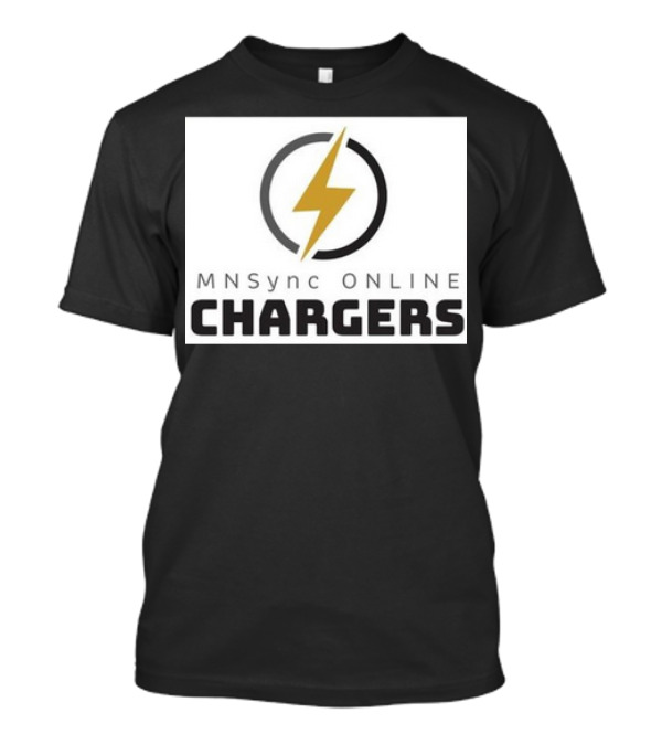 MNSync Online Chargers Lightning Bolt Emblem T-Shirt