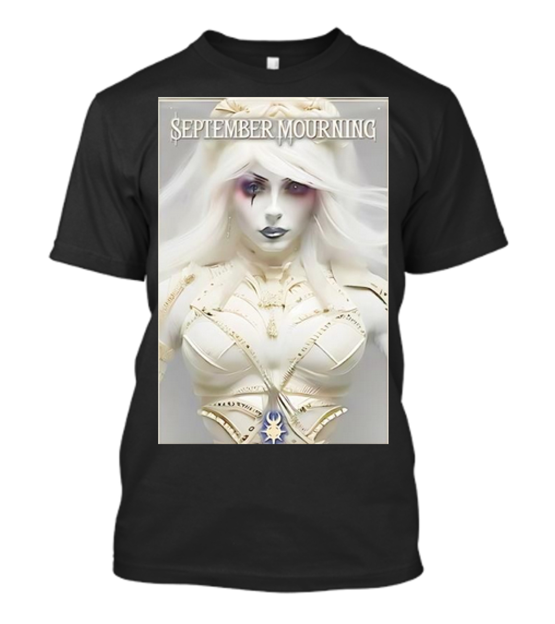 September Mourning Gothic Fantasy Character T-Shirt