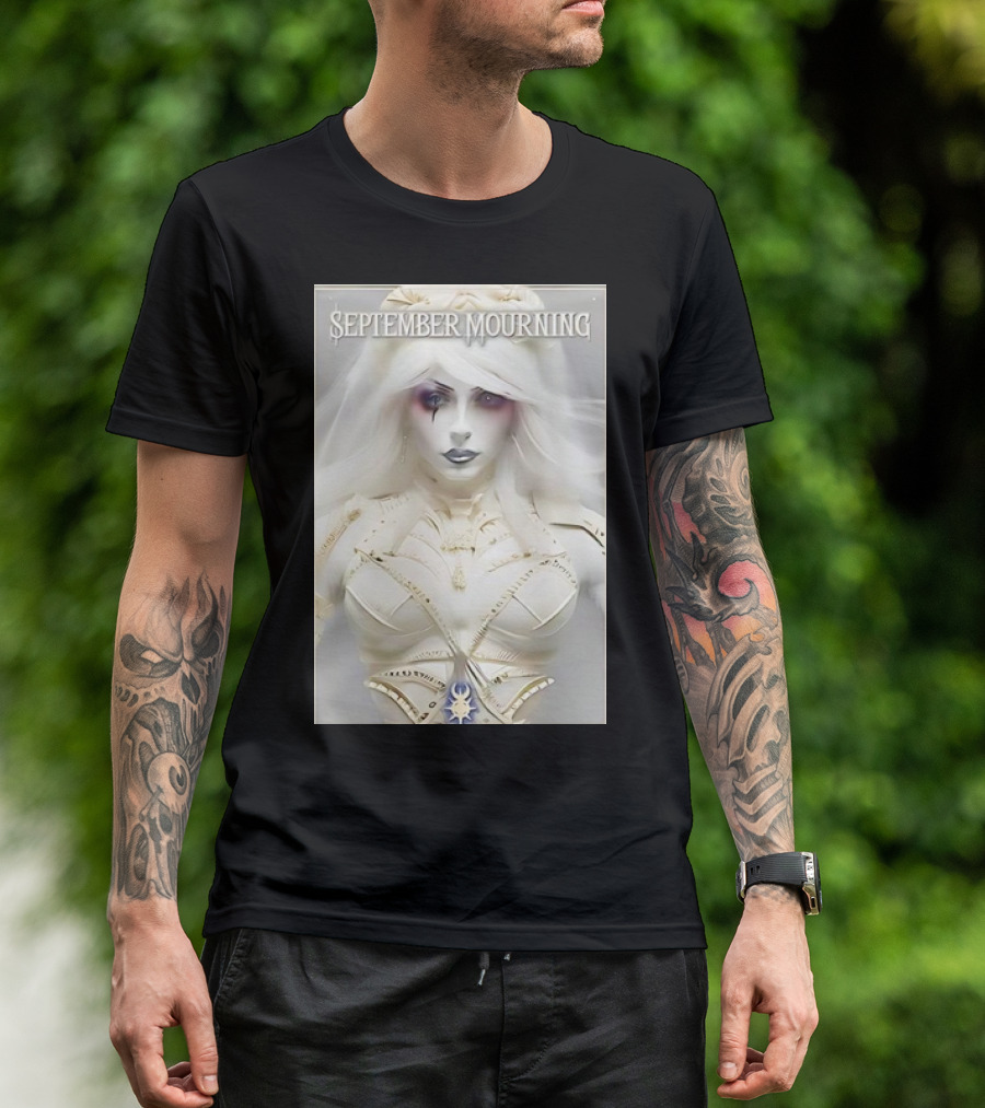 September Mourning Gothic Fantasy Character T-Shirt