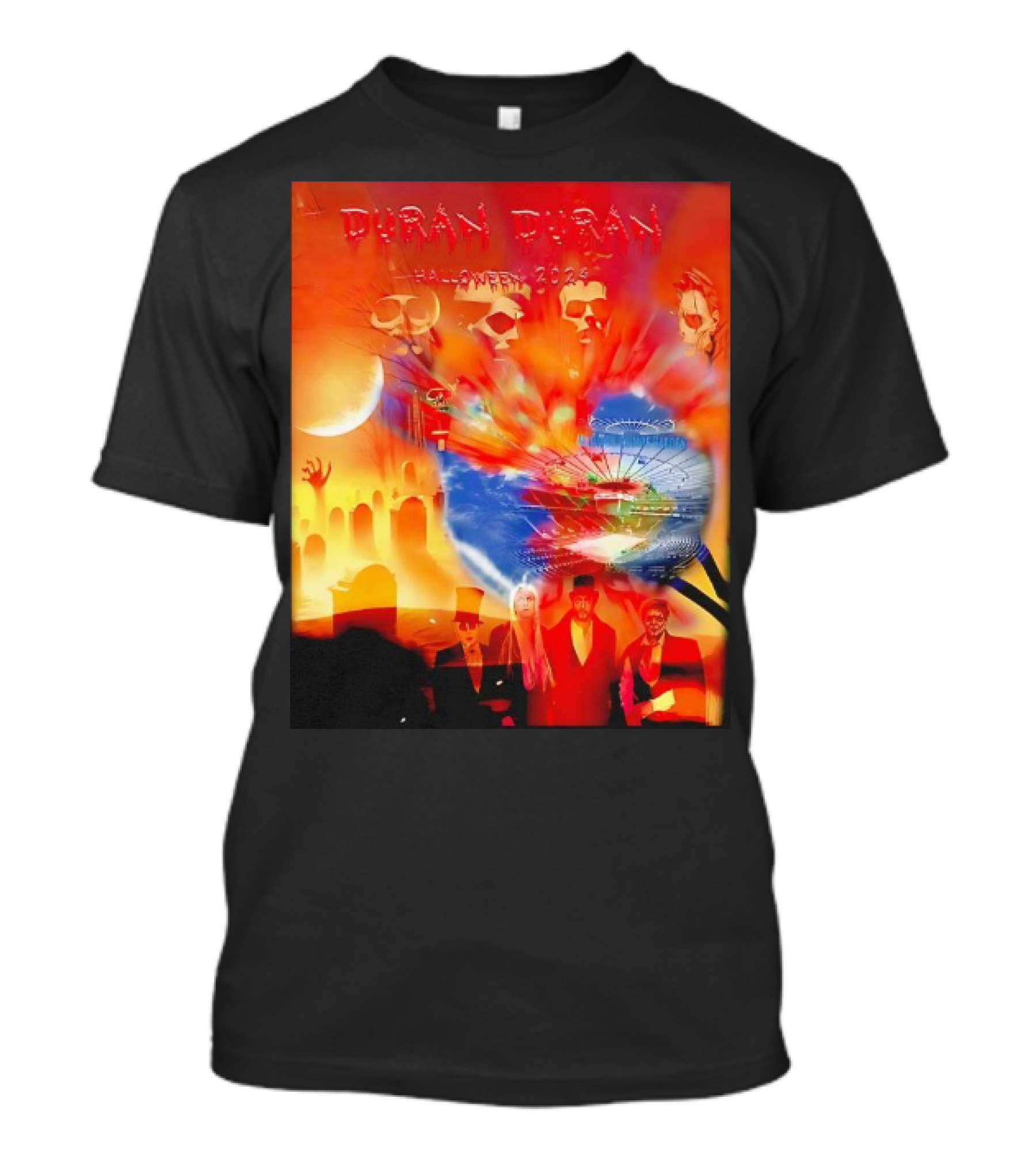 Duran Duran Halloween 2024 Spooky Carnival Vibes T-Shirt