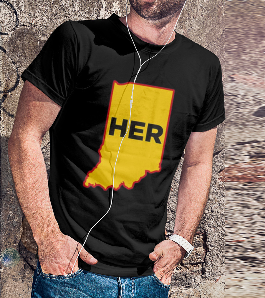 Indiana HER Map T-Shirt