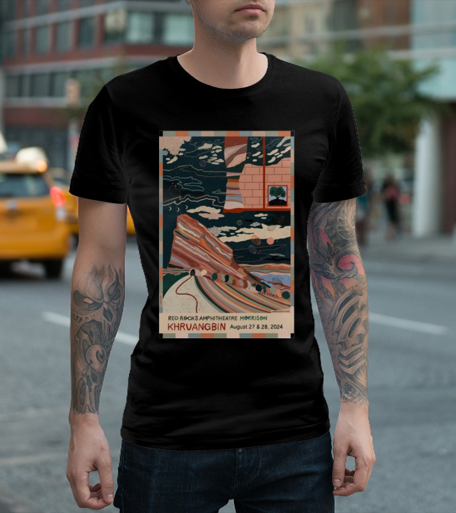Red Rocks Amphitheatre Morrison Khruangbin August 27 and 28, T-Shirt