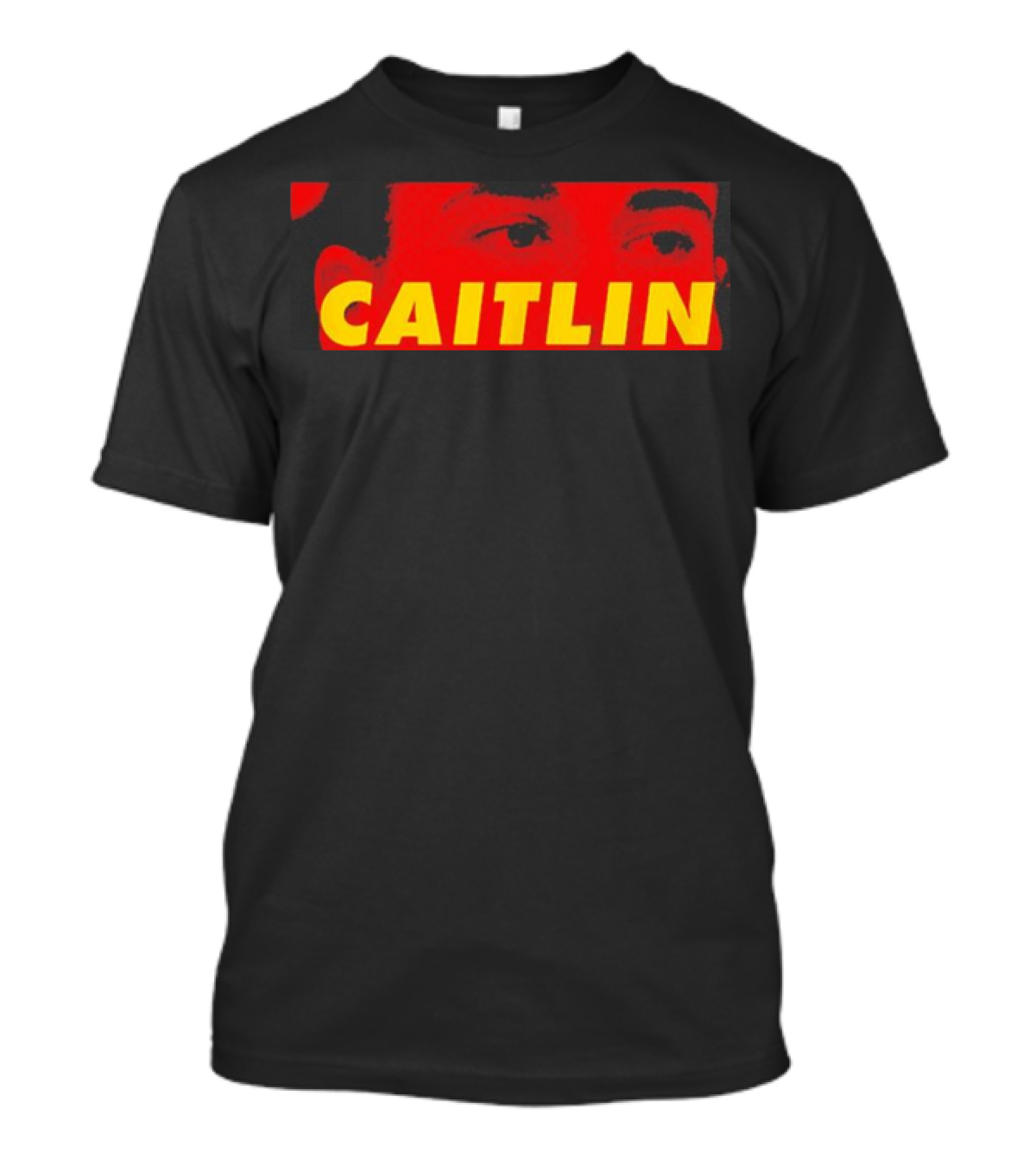 Caitlin Clark Indiana Fever Caitlin Eyes Red Black Yellow T-Shirt