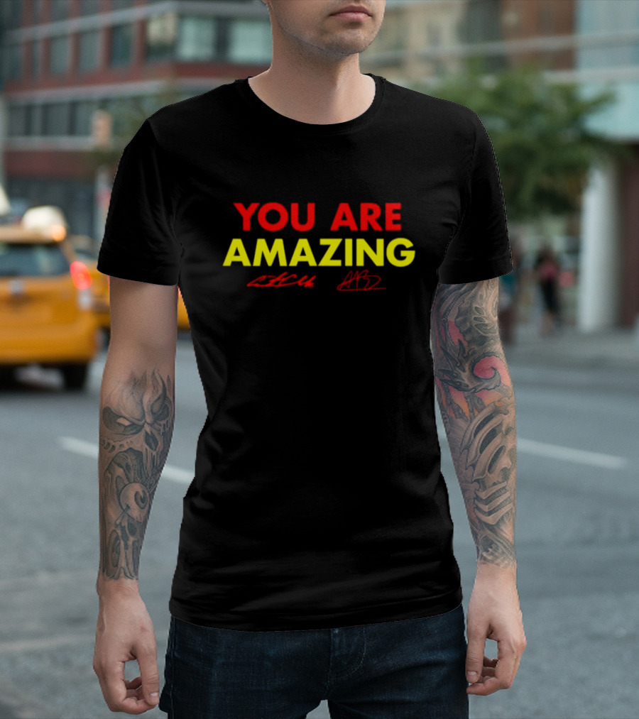 Clark Aliyah Boston You Are Amazing Indiana Fever Signature T-Shirt