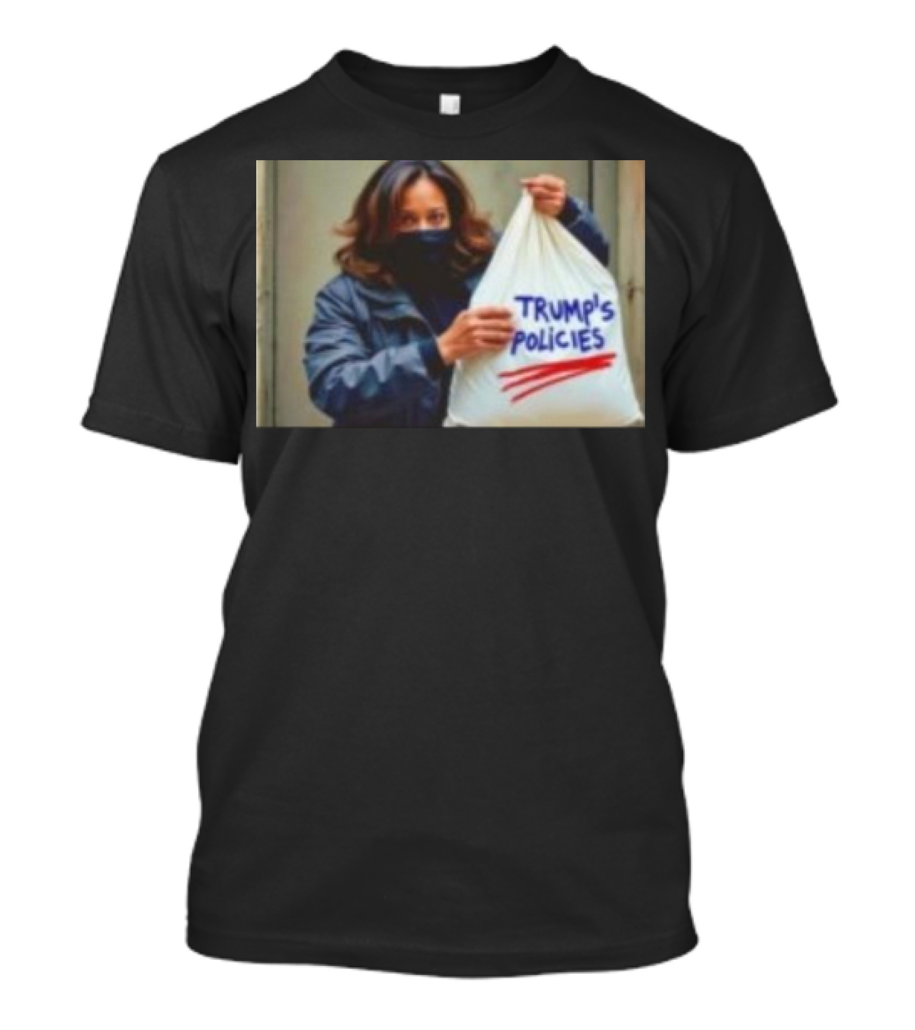 The Policy Burglar 2024 Kamala Trump Policies Thief Bag T-Shirt