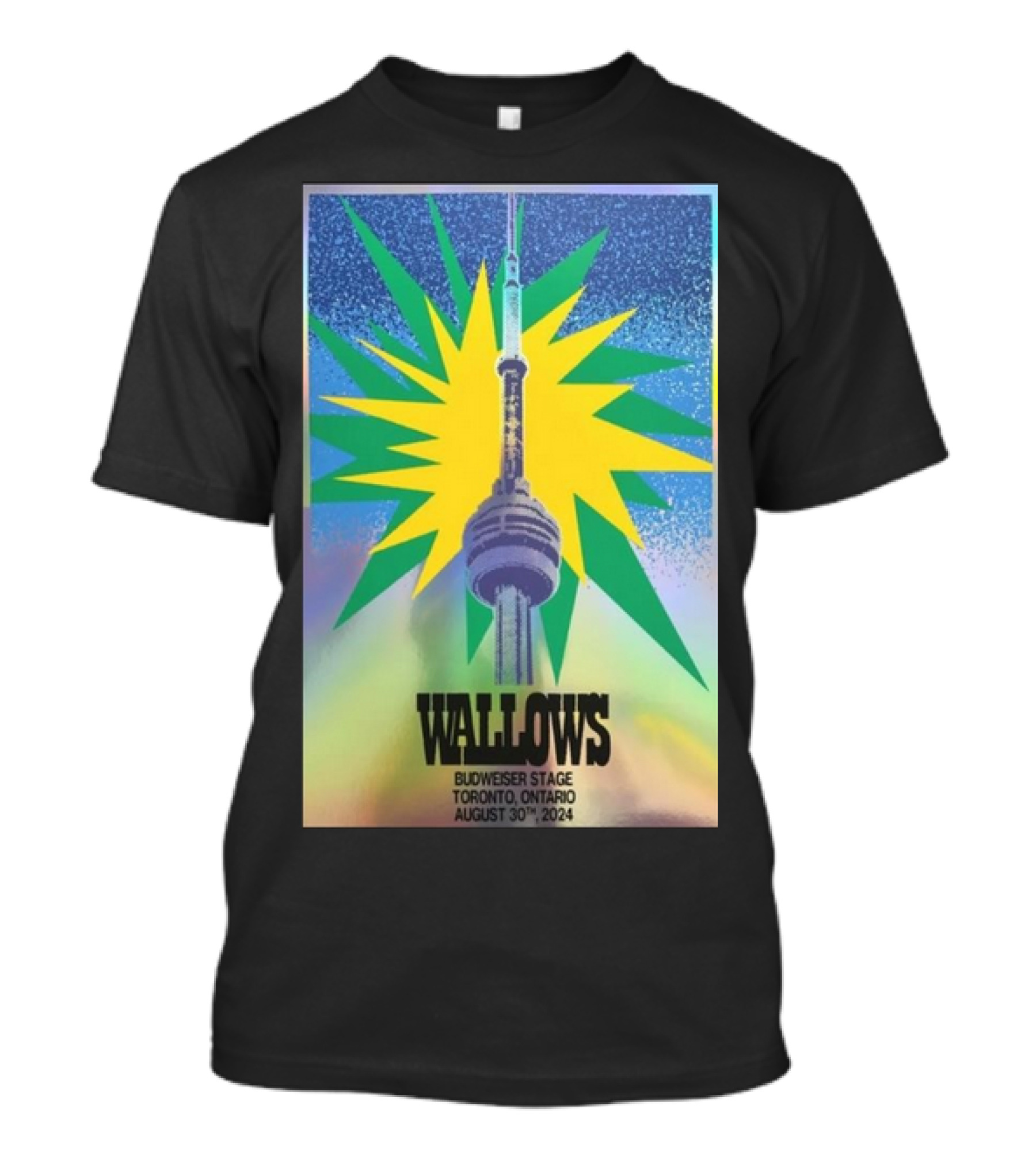 Wallows Budweiser Stage Toronto Ontario August 30 2024 CN Tower Explosion T-Shirt