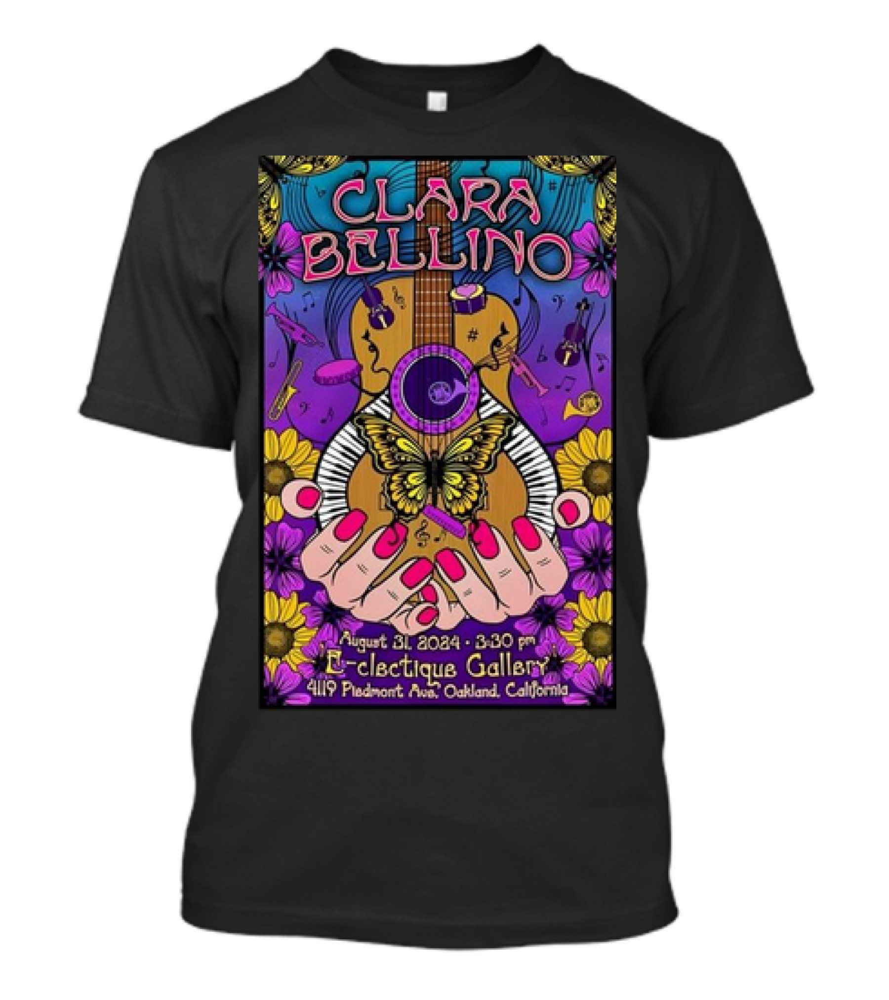 CLARA BELLINO August 31 2024 3:30 PM Eclectique Gallery 4119 Piedmont Ave Oakland California T-Shirt