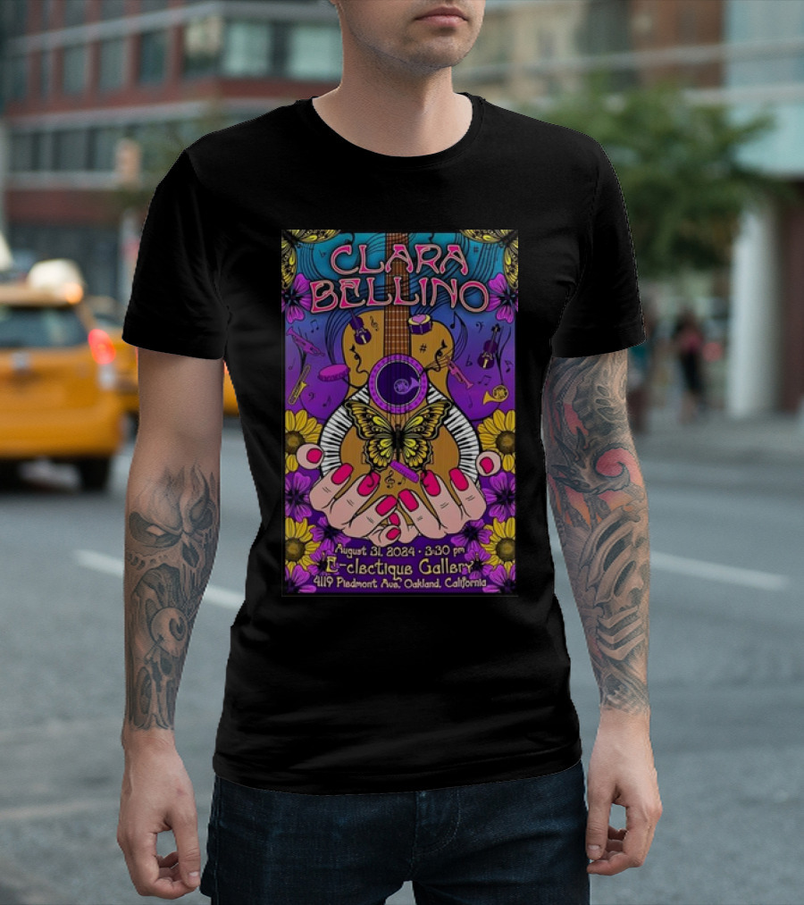 CLARA BELLINO August 31 2024 3:30 PM Eclectique Gallery 4119 Piedmont Ave Oakland California T-Shirt