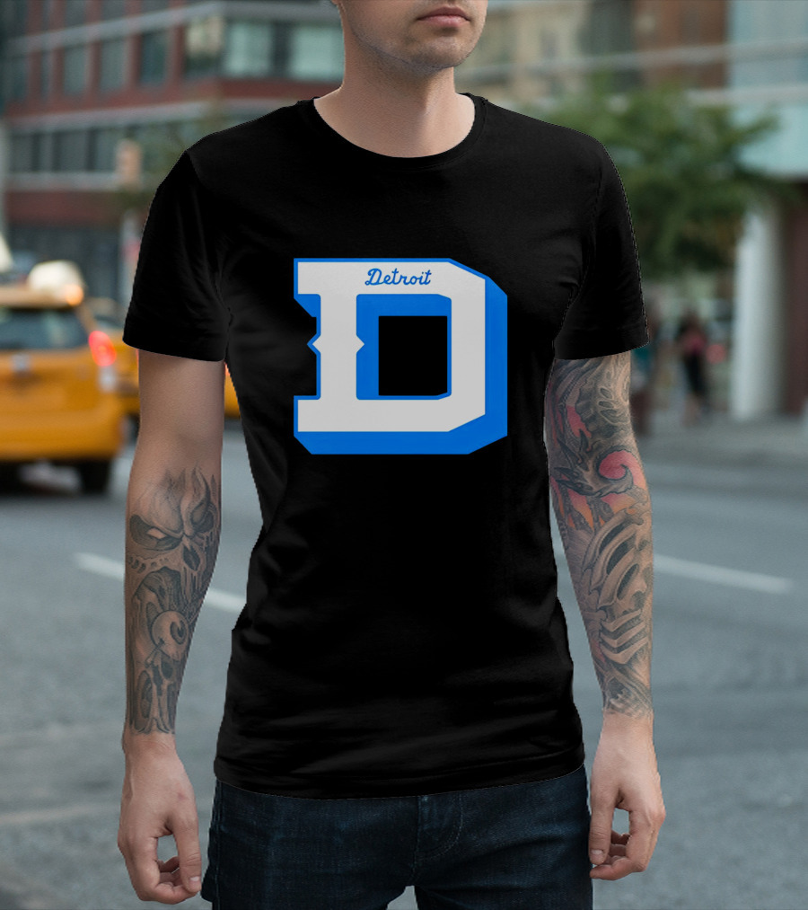 Detroit Lions Football Detroit D T-Shirt