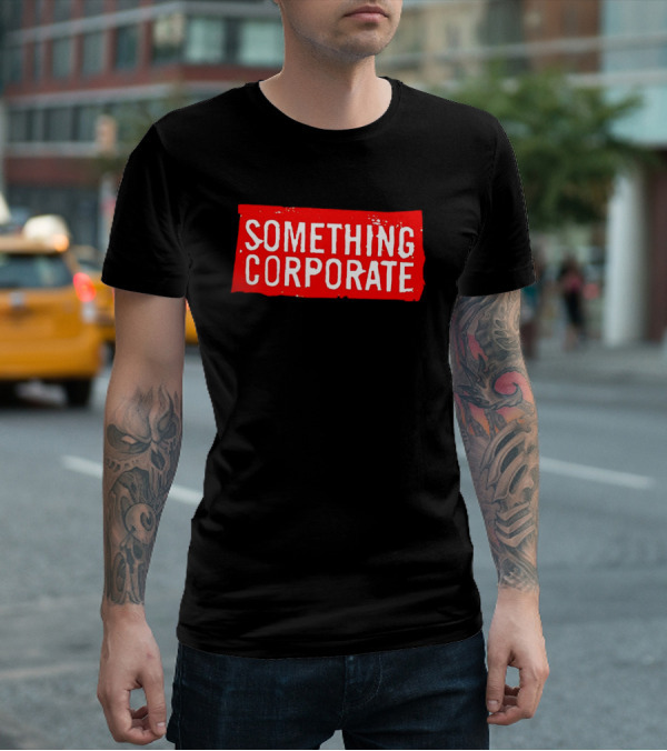 Something Corporate Bold Red Iconic T-Shirt