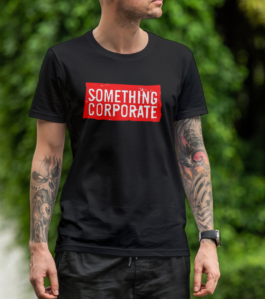 Something Corporate Bold Red Iconic T-Shirt