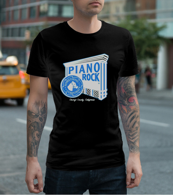 Piano Rock Something Corporate Orange County California T-Shirt