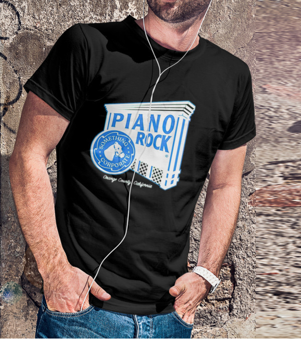 Piano Rock Something Corporate Orange County California T-Shirt