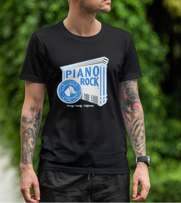 Piano Rock Something Corporate Orange County California T-Shirt