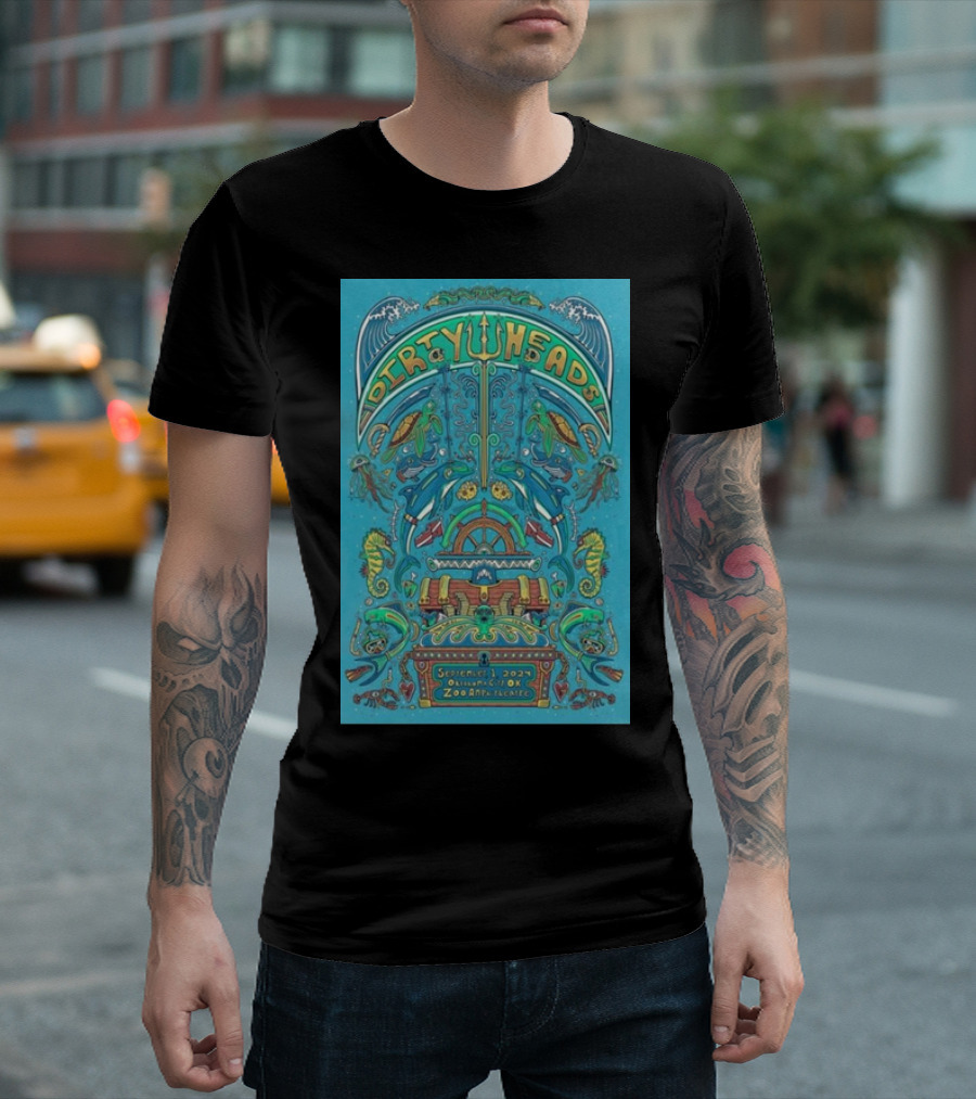 Dirty Heads September 1 2024 Oklahoma City OK Zoo Amphitheatre T-Shirt