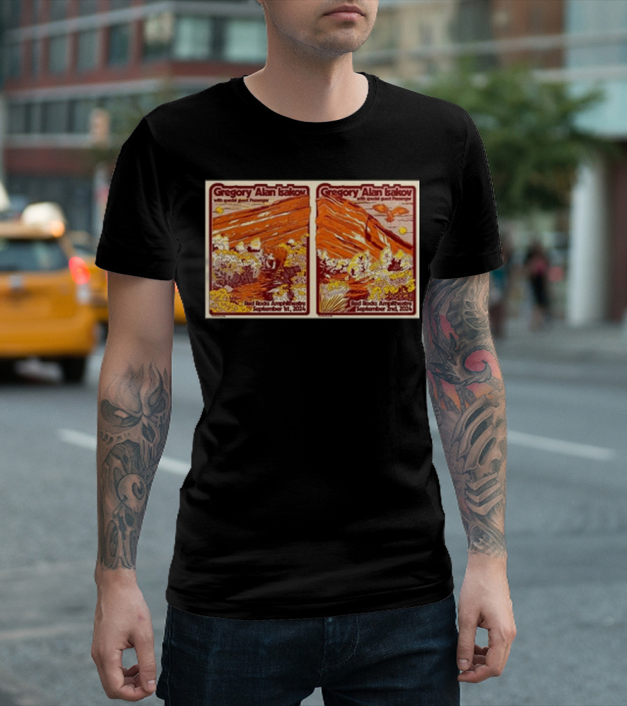 Gregory Alan Isakov with Special Guest Red Rocks Amphitheatre September 1st 2nd T-Shirt