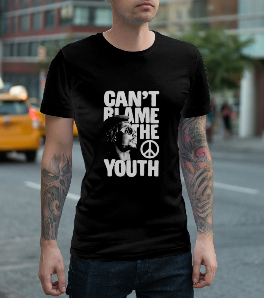 Can't Blame the Youth Peace Symbol Peter Tosh T-Shirt
