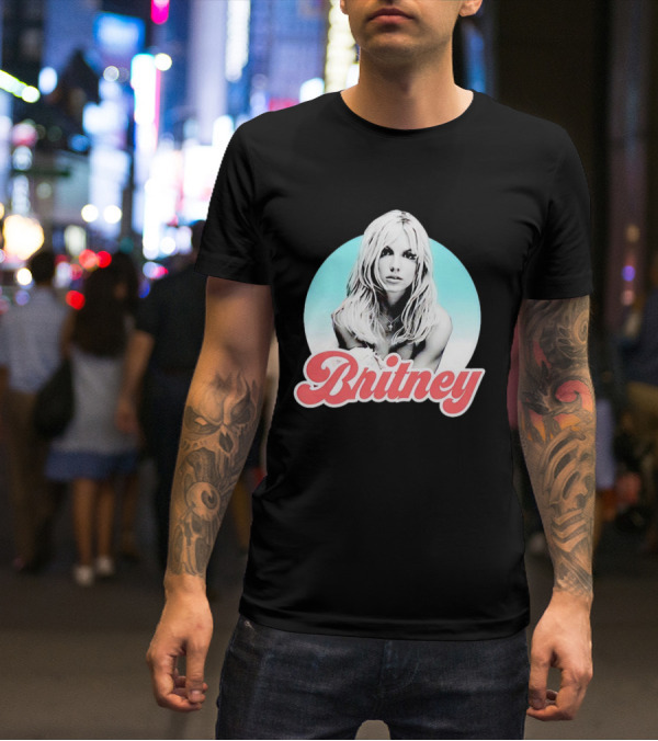 Britney Spears Retro Style Bootleg Fan T-Shirt
