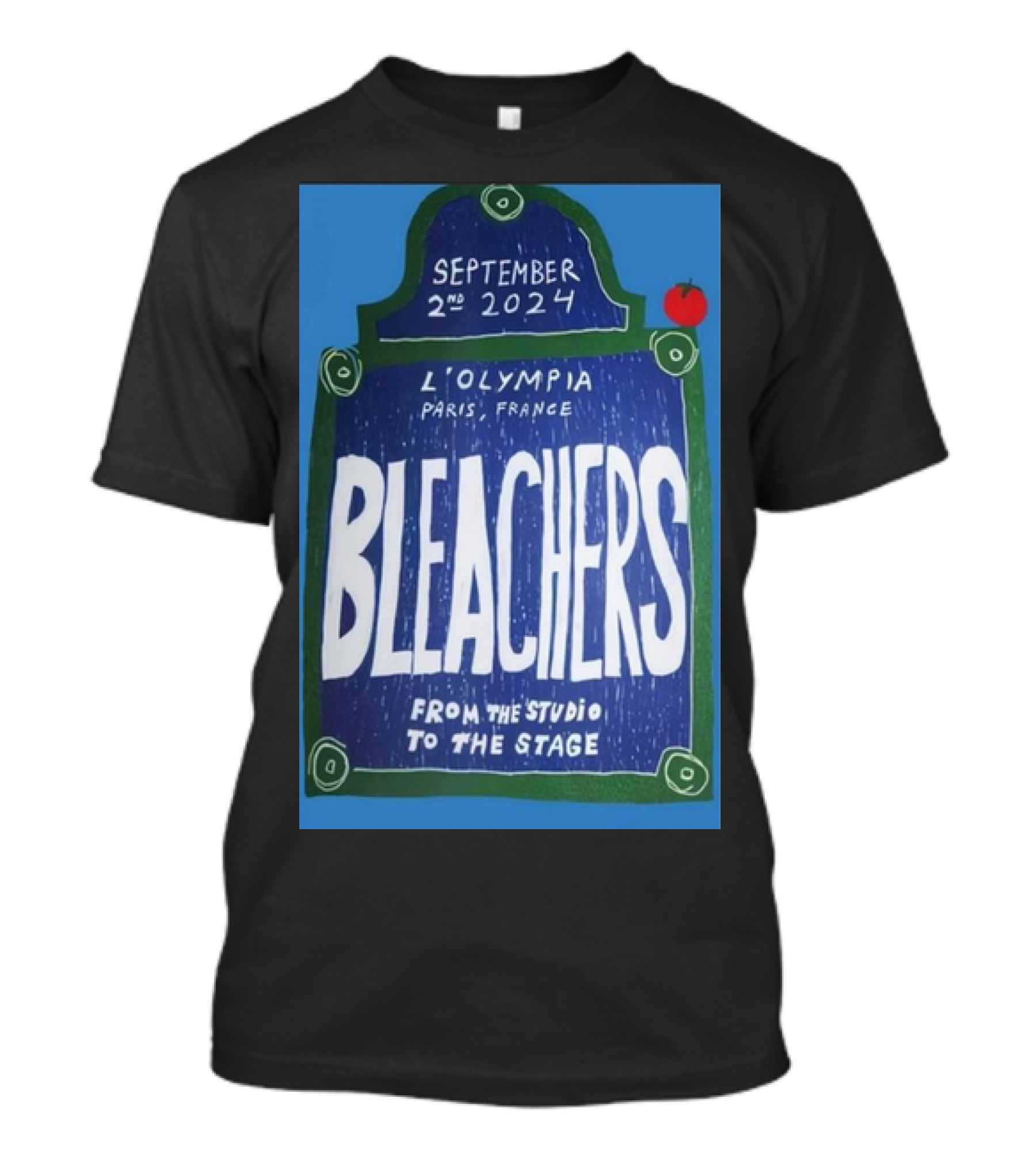 Bleachers September 2nd 2024 L’Olympia Paris France From The Studio To The Stage T-Shirt