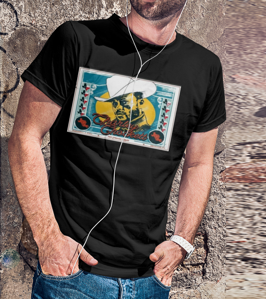 Charley Crockett 713 Music Hall September 3 2024 Houston Texas Cowboy T-Shirt