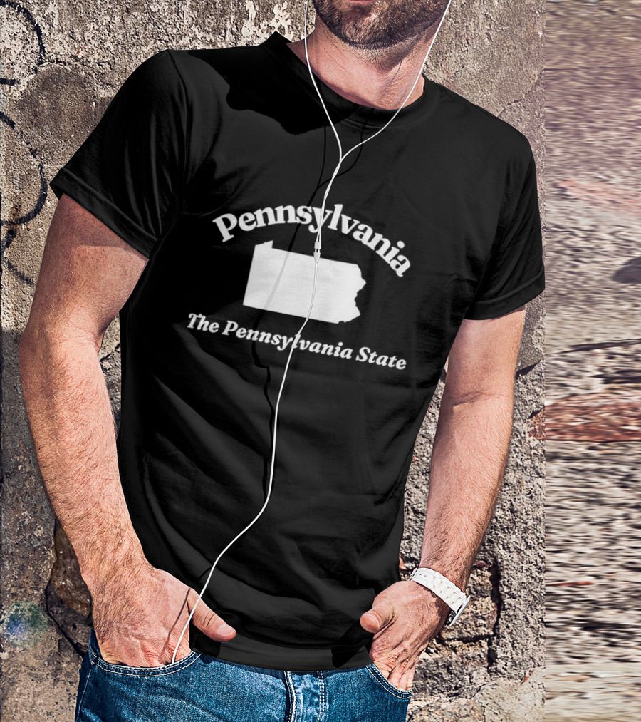 Pennsylvania The Pennsylvania State Map T-Shirt