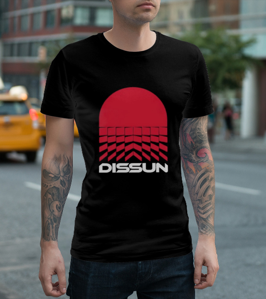 The Finals Dissun Retro Futuristic Red Sun T-Shirt