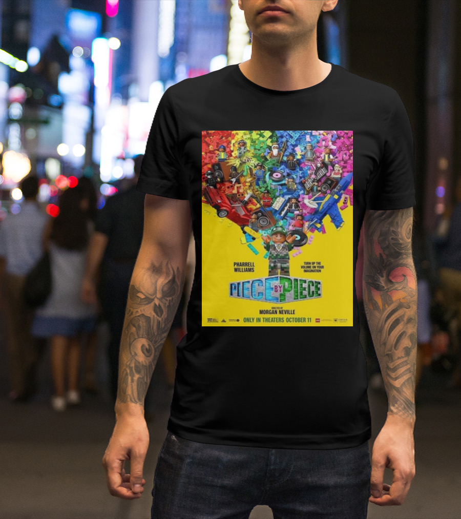 PHARRELL WILLIAMS PIECE BY PIECE TURN UP THE VOLUME OF YOUR IMAGINATION RELEASING IN THEATERS OCTOBER 11 T-Shirt