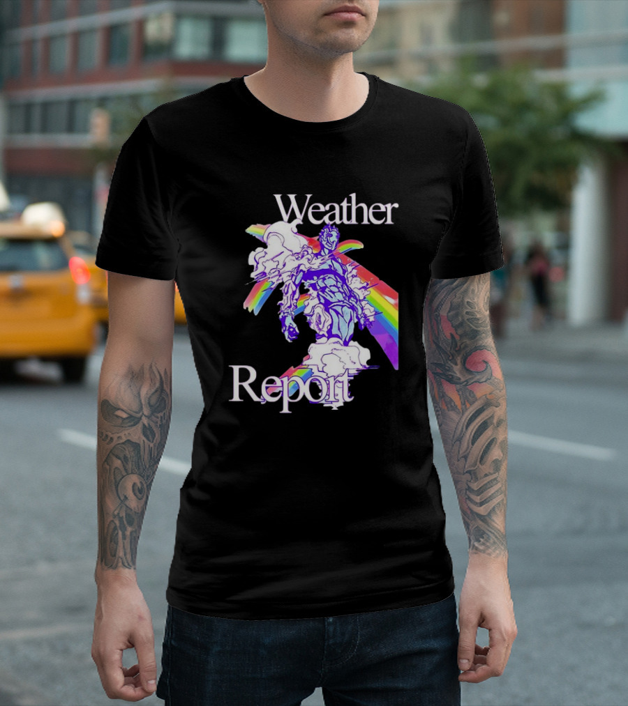 Weather Report JoJo's Bizarre Adventure Rainbow Character T-Shirt
