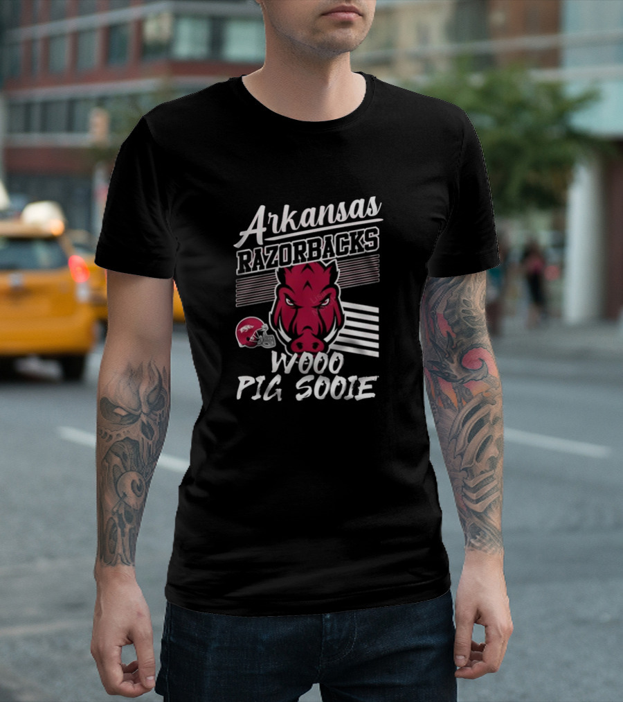 Arkansas Razorbacks Wooo Pig Sooie Team T-Shirt