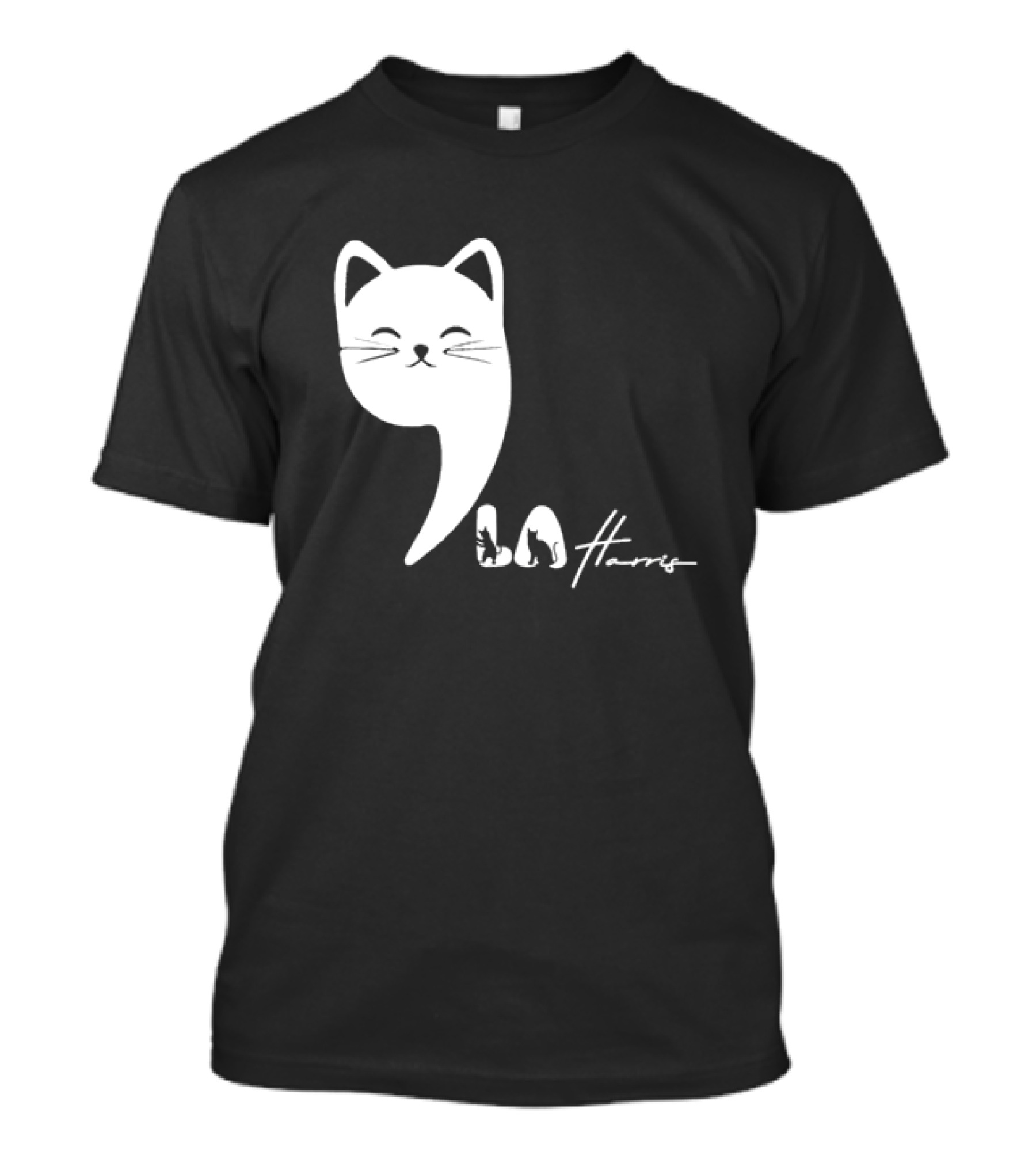 Cat Comma La Harris Whimsical Feline T-Shirt
