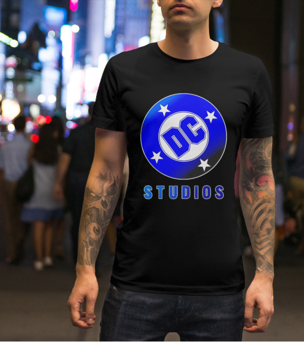 James Gunn DC Studios Logo With Stars T-Shirt