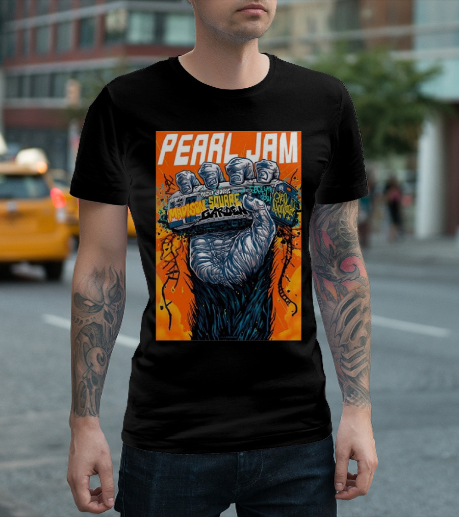 Pearl Jam New York Madison Square Garden Night 2 September 4 2024 NYC Event Merch T-Shirt