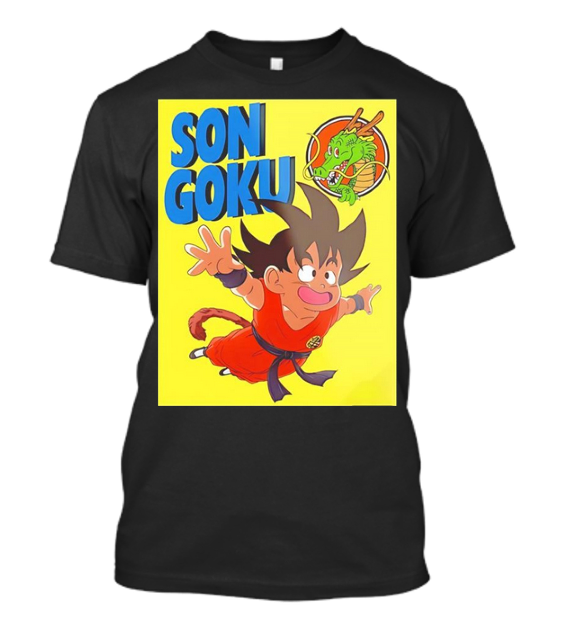 Son Goku Dragon Ball Shenron Super Mario Bros 3 Fusion T-Shirt