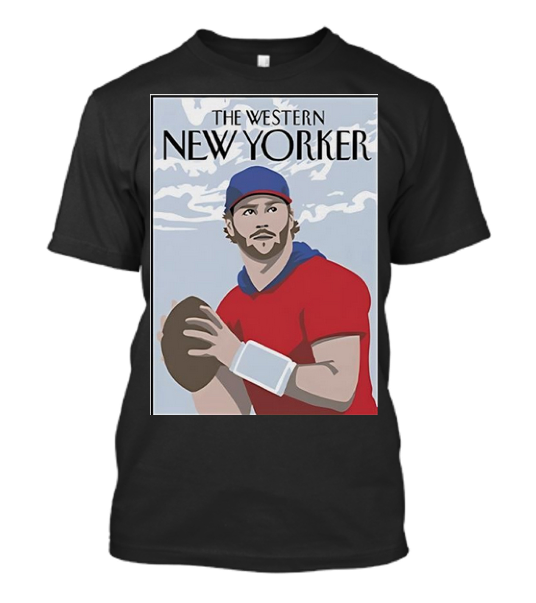 Buffalo Bills Josh Allen The Western New Yorker Football Player T-Shirt