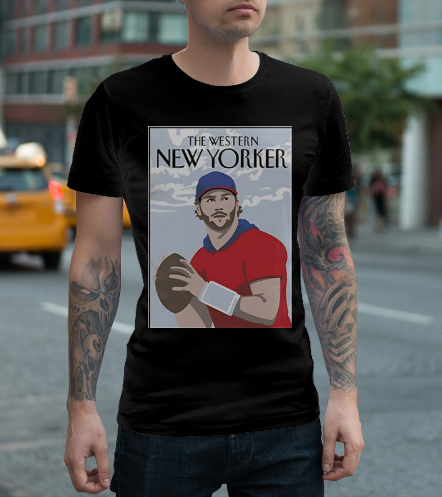 Buffalo Bills Josh Allen The Western New Yorker Football Player T-Shirt