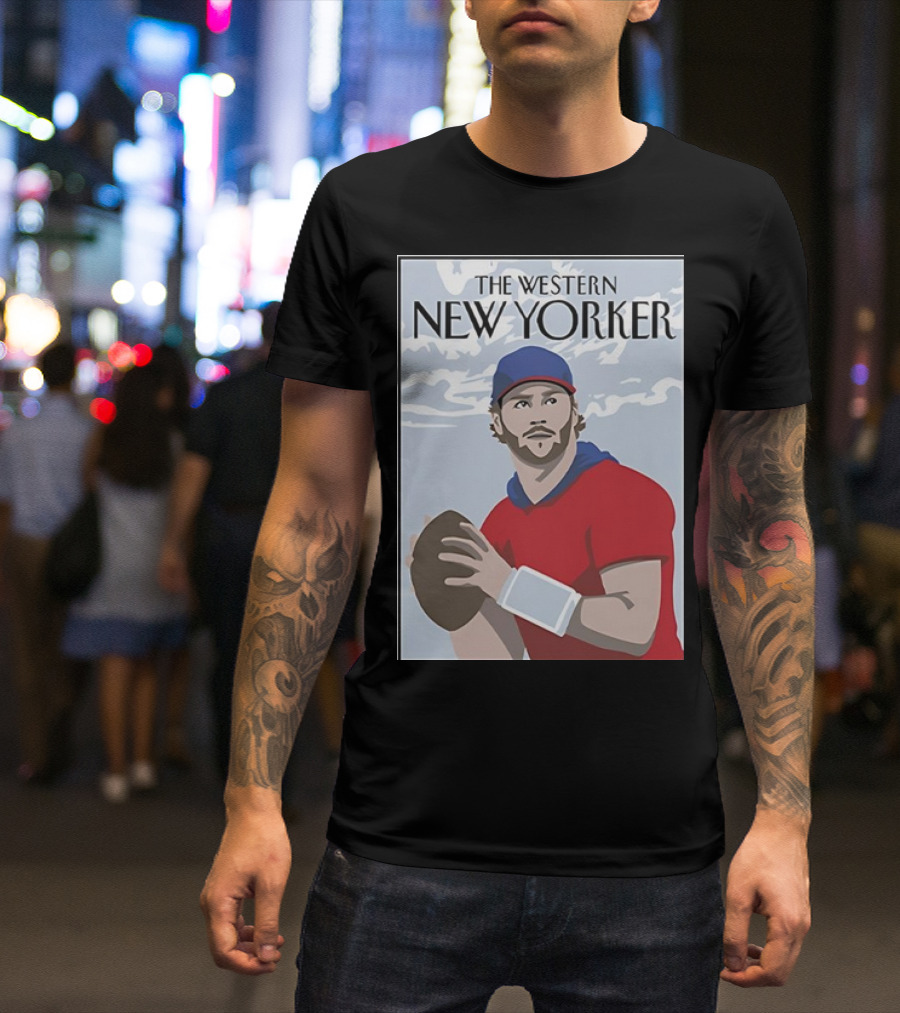 Buffalo Bills Josh Allen The Western New Yorker Football Player T-Shirt