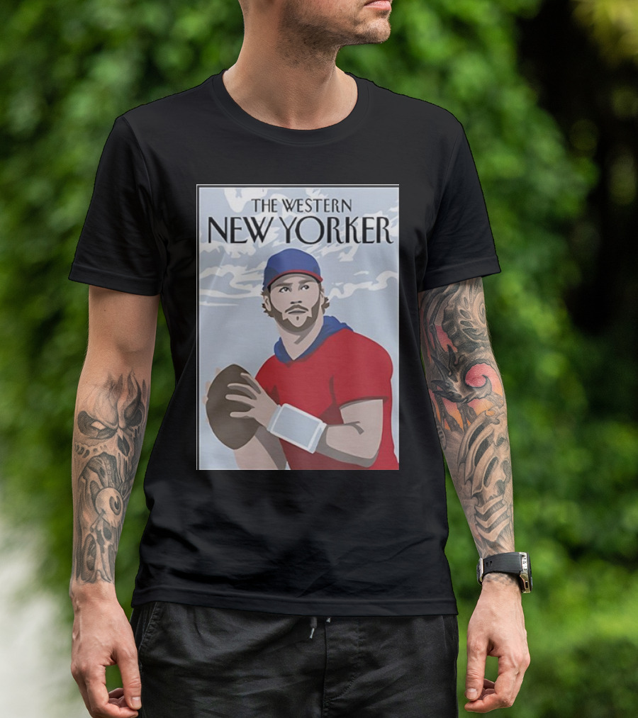 Buffalo Bills Josh Allen The Western New Yorker Football Player T-Shirt