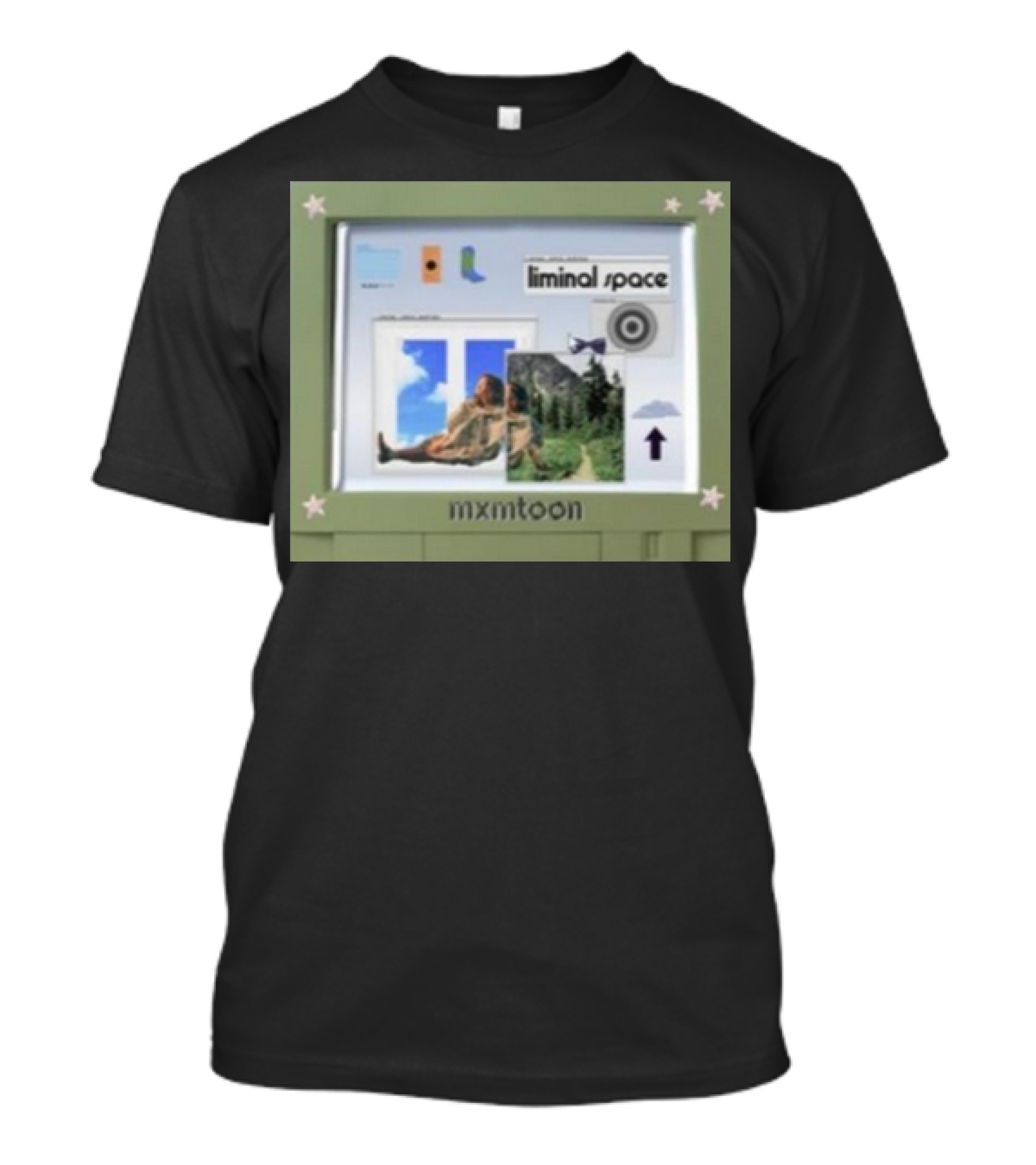 Mxmtoon Liminal Space Nostalgic Window Collage T-Shirt