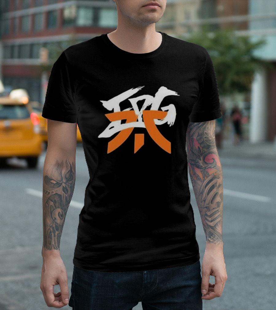 Ash Winder Edg X Fnc Bold Stylized Letters T-Shirt