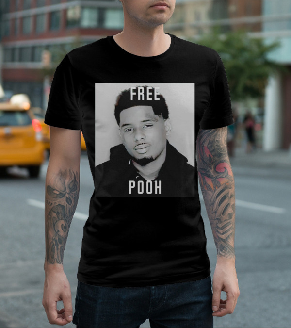 Free Pooh Shiesty American Rapper T-Shirt